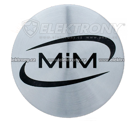 Nabelkappen mit Logo  MiM 