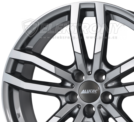 Alu kola ALUTEC Drive Grey Polished 9,5x21 5x120 ET42 74,1