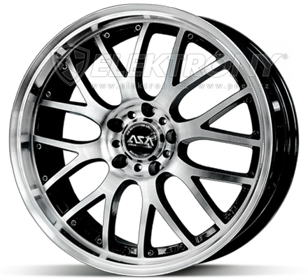 Alu kola ASA AR1 Black 8x17 5x100 ET35