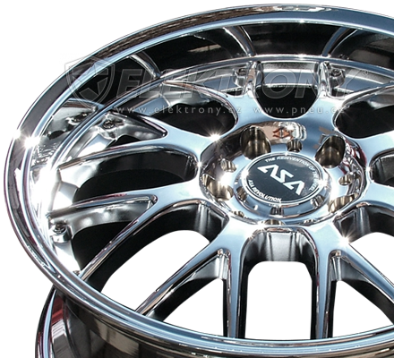 Alu kola ASA AR1 Chrom 9x18 5x100 ET35
