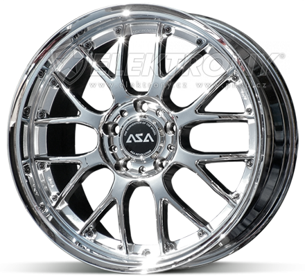 Alu kola ASA AR1 Chrom 9x18 5x100 ET35