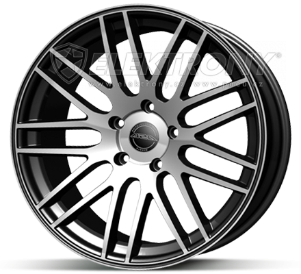 Alu kola ASA GT1 Black Polished 7x16 5x100 ET35