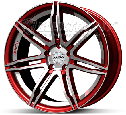 Alu kola ASA GT2 Red 8,5x18 5x112 ET35