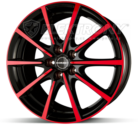 Alu kola Borbet BL5 Black Red 8x18 5x112 ET50