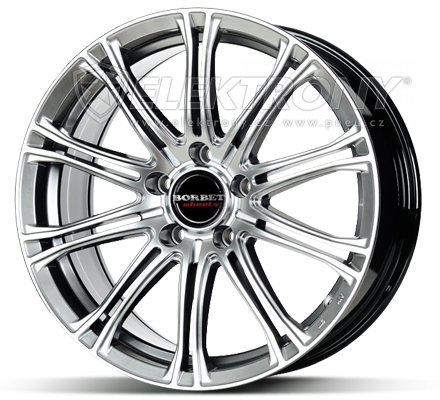 Alu kola Borbet CW1 HyperSilver 8x18 5x112 ET45