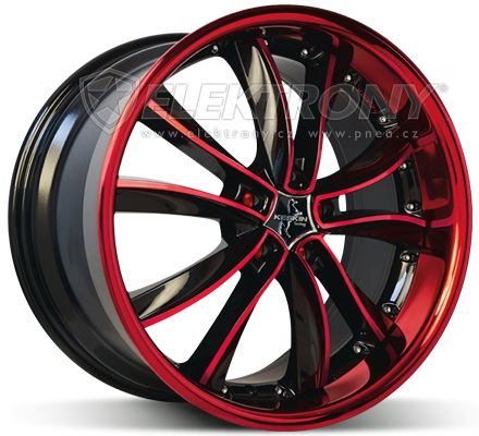 Alu kola Keskin KT13 Candy Red 8x18 5x114 ET42