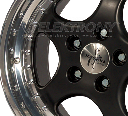 Alu kola Keskin KT2 Black 8,5x18 5x112 ET27