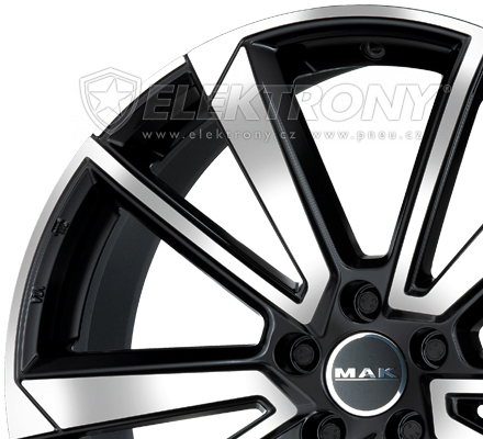 Alu kola MAK Fivestar Black 8x19 5x108 ET42