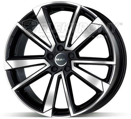 Alu kola MAK Fivestar Black 8x19 5x108 ET42