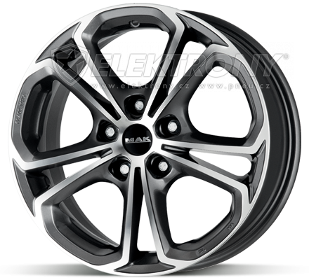 Alu kola MAK Hessen GunMetal