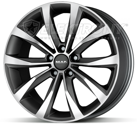 Alu kola MAK Wolf GunMetal