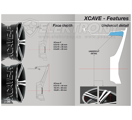 Alu kola MAK XCave-R 10x19 5x120 ET45