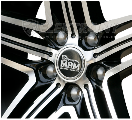 Alu kola MAM 11 Black 8x18 5x112 ET30
