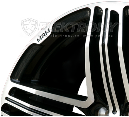 Alu kola MAM 11 Black 8x18 5x112 ET30