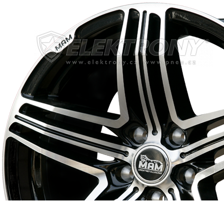 Alu kola MAM 11 Black 8x18 5x112 ET30