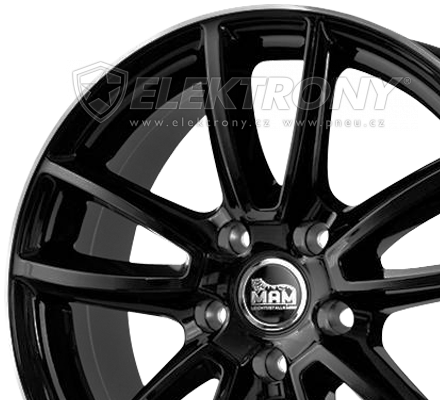 Alu kola MAM A7 Black 7,5x17 5x108 ET40