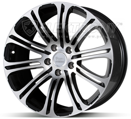 Alu kola MAM B1 Black 8x19 5x120 ET15