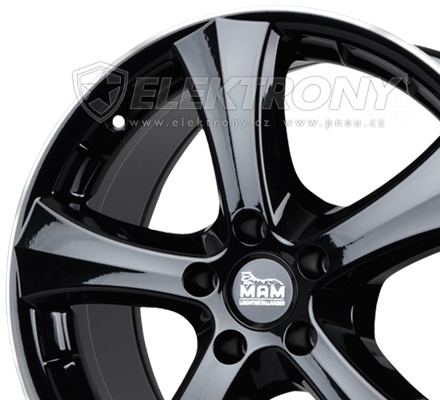 Alu kola MAM W1 Black 7,5x17 5x112 ET45