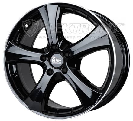 Alu kola MAM W1 Black 7,5x17 5x112 ET45