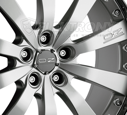 Alu kola OZ Michelangelo II Silver 8,5x18 5x108 ET37