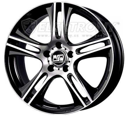 Alu kola OZ MSW 11 Black 7x18 4x100 ET38