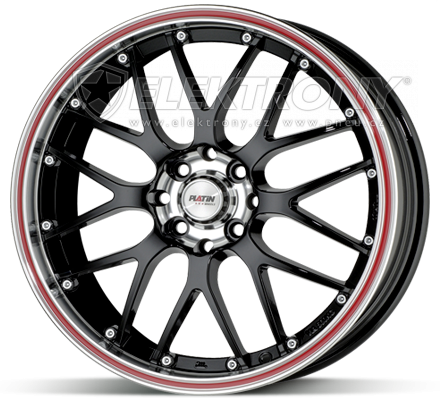 Alu kola Platin P61 Black R 7x15 4x100(4x98) ET35