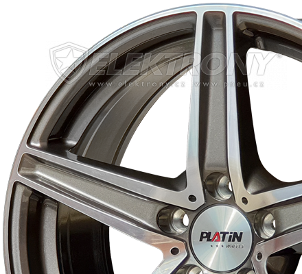 Alu kola Platin P85 Grey Polished 8,5x19 5x112 ET32
