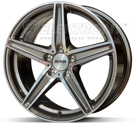 Alu kola Platin P85 Grey Polished 8,5x19 5x112 ET32