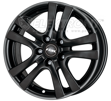 Alu kola RIAL Como FullBlack 7x16 5x112 ET46