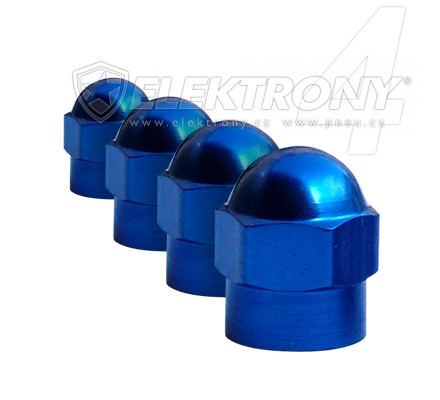 Ventilky, TPMS  Záložní čepičky ventilků C01B modré 4ks