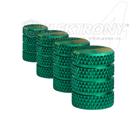 Ventile  Reifenventile Kappen C05B C04G zelené 4ks