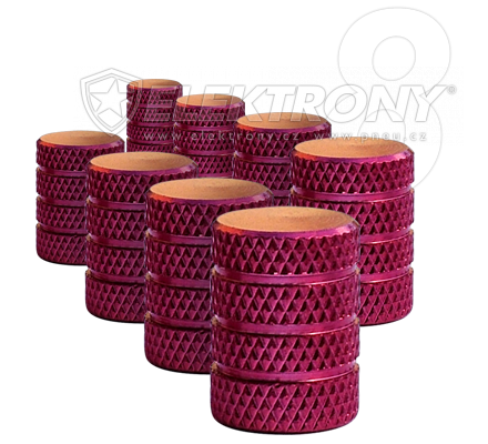 Ventile  Reifenventile Kappen C05B C04R červené 8ks