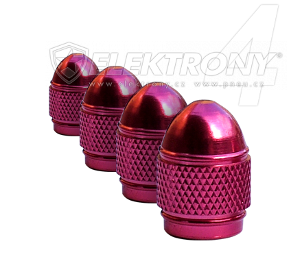 Ventilky, TPMS  Záložní čepičky ventilků C05R červené 4ks
