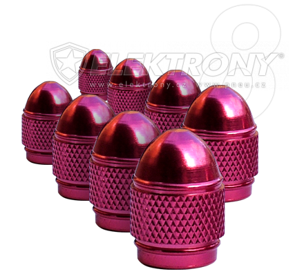 Ventilky, TPMS  Záložní čepičky ventilků C05R červené 8ks