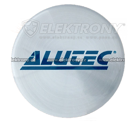 Nabelkappen mit Logo  Alutec 