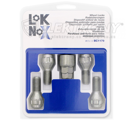 Další produkty LokNox Šrouby bezpečnostní M14x1,5x26,7 BR1018 koule