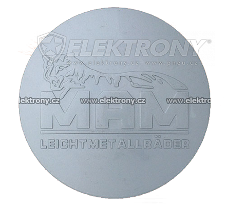 Nabelkappen mit Logo  MAM 