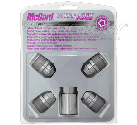 Další produkty McGard Matky bezpečnostní ultra M12x1,5x35 24195SL kužel