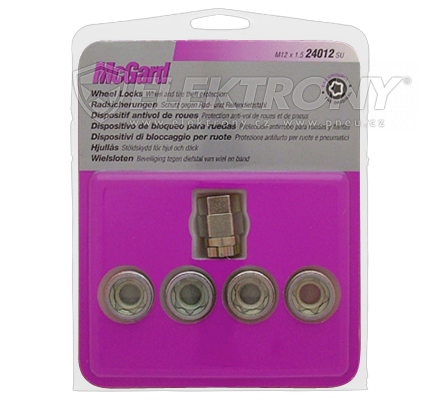 Dle rozměru McGard Matky bezpečnostní M12x1,5x19,7 24012 kužel otevřené