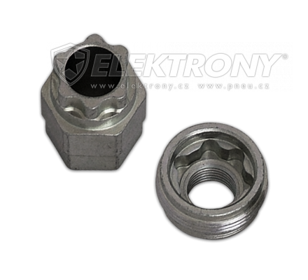 Dle rozměru McGard Matky bezpečnostní M12x1,25x19,7 24013 kužel otevřené