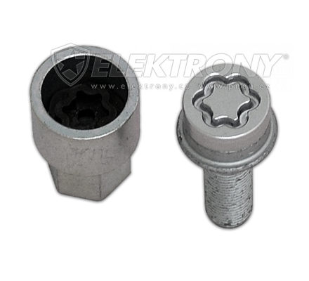 Dle rozměru McGard Šrouby bezpečnostní M12x1,25x30,5 27169 kužel