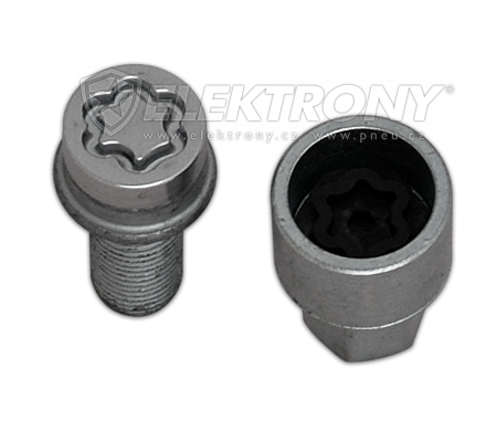 Dle rozměru McGard Šrouby bezpečnostní M14x1,5x25 27184 kužel