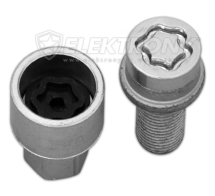 Dle rozměru McGard Šrouby bezpečnostní M14x1,5x26,7 28018 koule