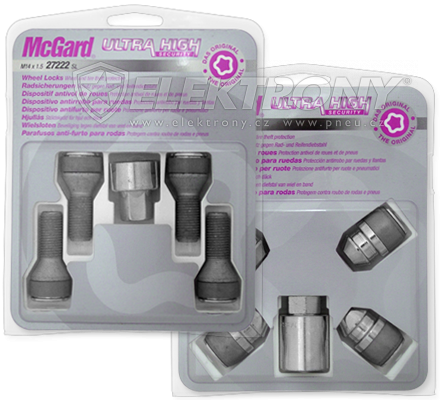 Dle auta McGard Sada bezpečnostní ultra rozměr dle typu auta