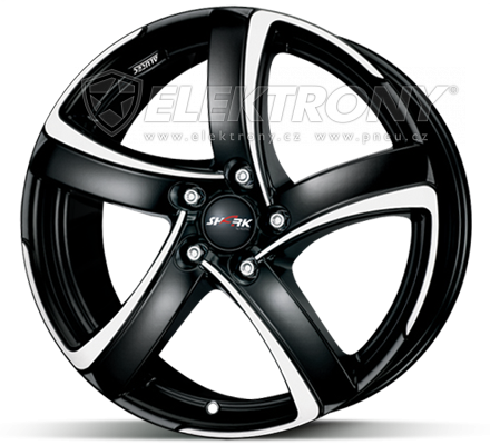 Alu kola Alutec Shark Black 7,5x17 5x100 ET35