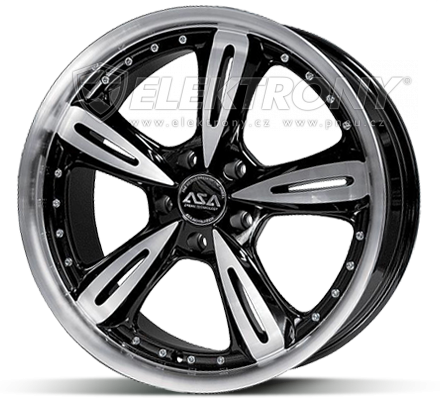 Alu kola ASA AR4 Black 8,5x19 5x120 ET15