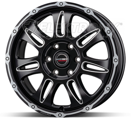 Alu kola Borbet CW8 Black Polished