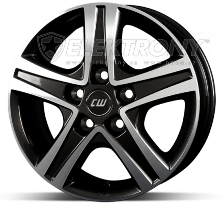 Alu kola Borbet CWD Black