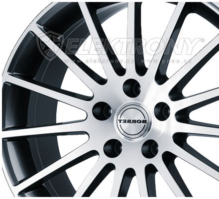 Alu kola Borbet LS Black 7x17 4x108 ET38