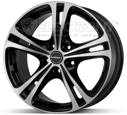 Alu kola Borbet XL Black 8x18 5x114 ET40